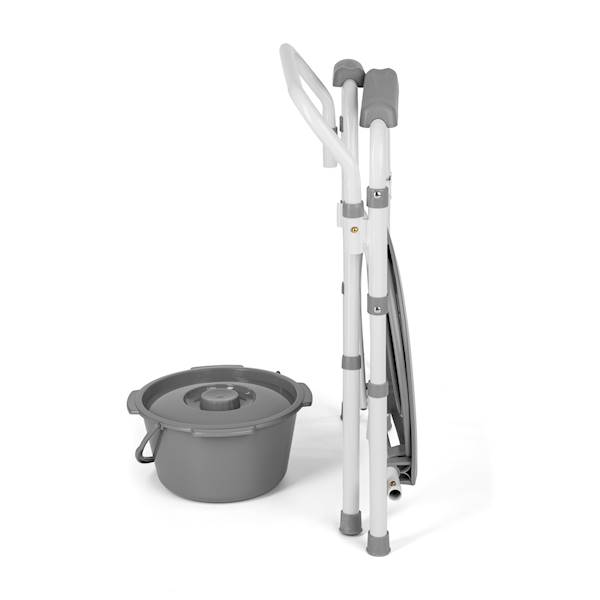 Timago Krzesło toaletowe składane z szybkozłączkami TGR-R KT 618 • Szerokość: 57 cm