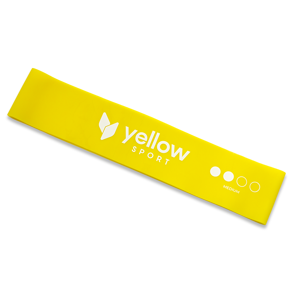 Timago Taśma do ćwiczeń yellowLOOP band • Opór: 5-10kg • Kolor: Żółty
