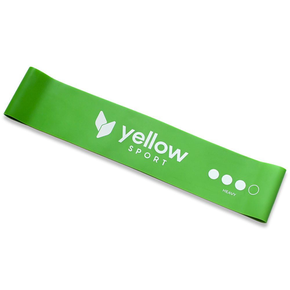 Timago Taśma do ćwiczeń yellowLOOP band • Opór: 10-15kg • Kolor: Zielony