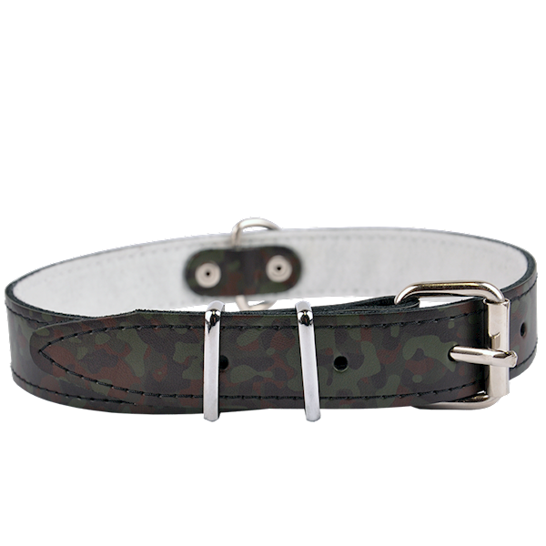 OBROŻA SKÓRZANA 30mm/63cm MORO