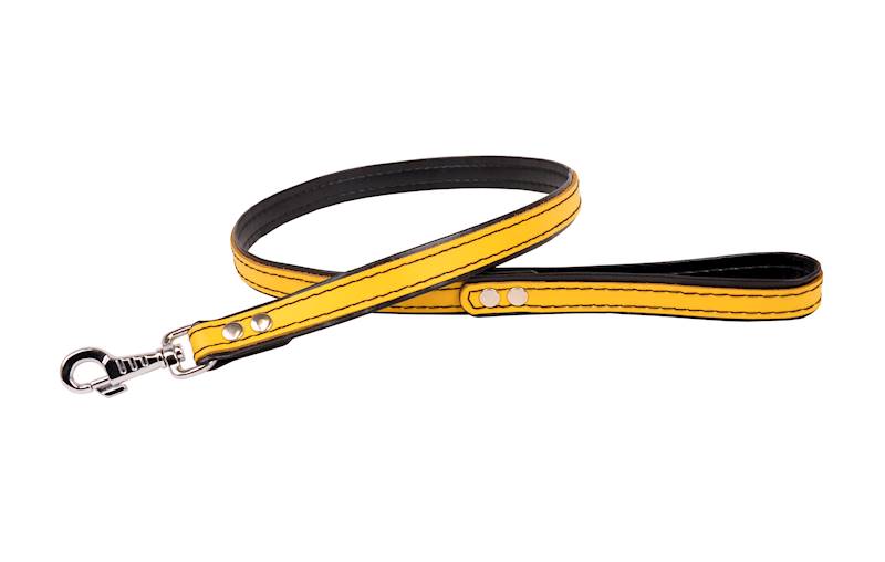 Smycz prosta PREMIUM 20mm/120cm ŻÓŁTA