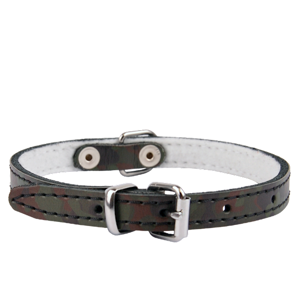 Obroża skórzana 12mm/32cm MORO