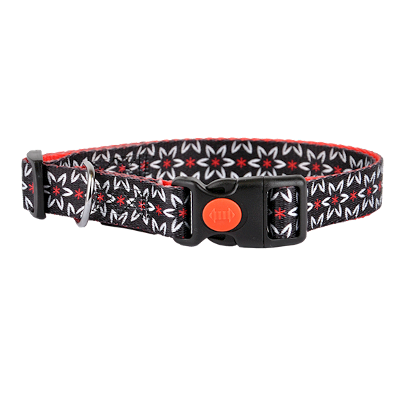 Obroża z zapinką IVO 20mm/35-60cm KWIATEK