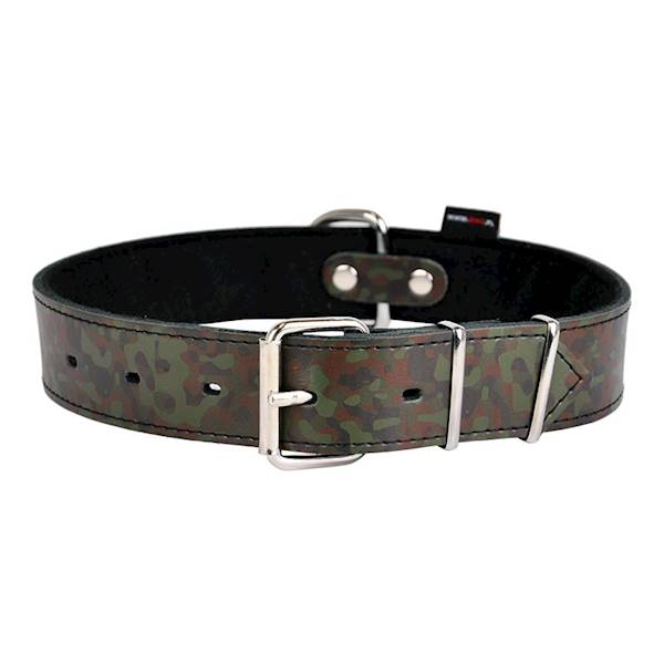 OBROŻA SKÓRZANA 30mm/63cm MORO