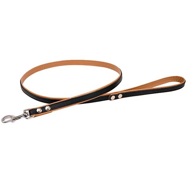 Smycz prosta PREMIUM 12mm/120cm BEŻOWA
