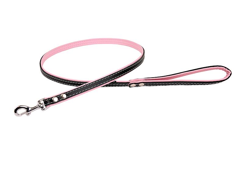 Smycz prosta PREMIUM 20mm/120cm RÓŻOWA