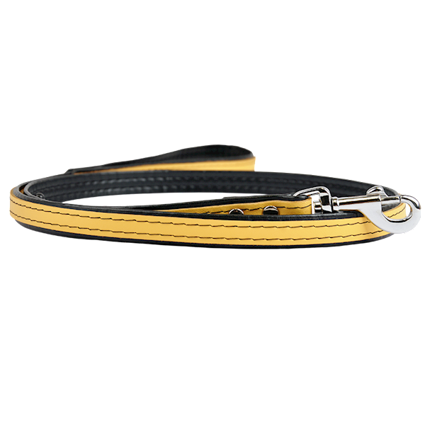 Smycz prosta PREMIUM 20mm/120cm ŻÓŁTA