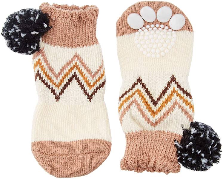CROCI SKARPETY POMPON  L DLA PSA 4szt