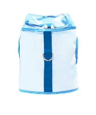 SZELKI PRZEŹROCZYSTE KOMPLET RAIN BLUE XS 28-33cm