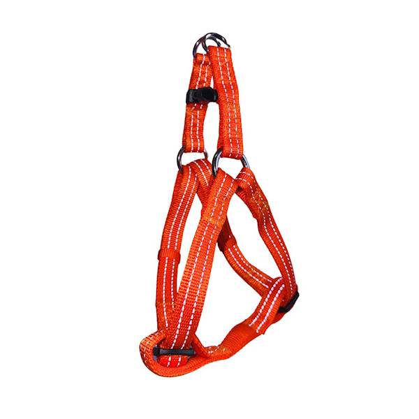 CROCI SZELKI TAŚMA MIĘKKIE ODBLASK 50-65cmx20mm POMARAŃCZOWE