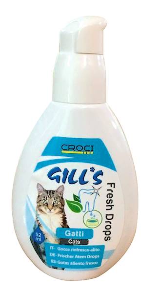 GILLS KROPLE ODŚWIEŻAJĄCE ODDECH DLA KOTA 52ml