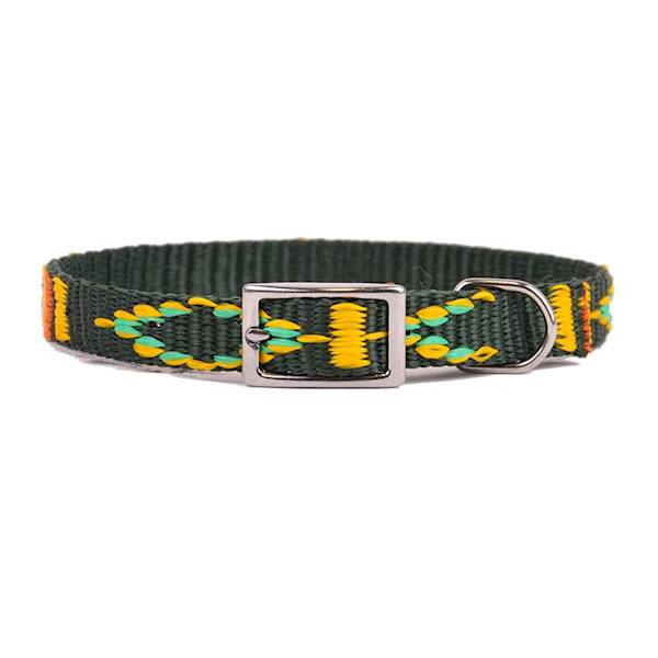 OBROŻA TAŚMA ŻAKARDOWA 13mm/37cm ZIELONA