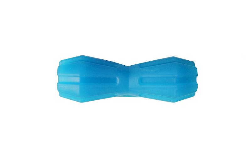 HANTEL Z OTWOREM 12cm NIEBIESKI