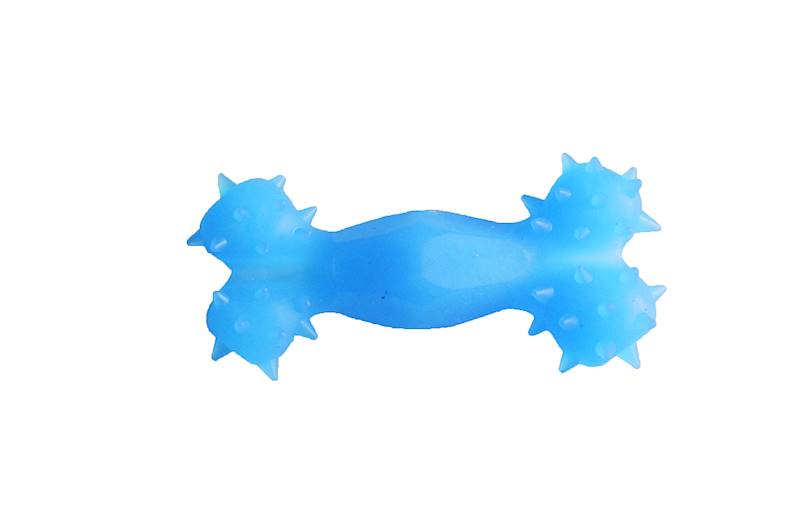 KOŚĆ Z OTWOREM 12cm NIEBIESKA