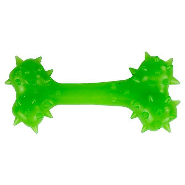 KOŚĆ Z KOLCAMI ŚREDNIA 12cm ZIELONA