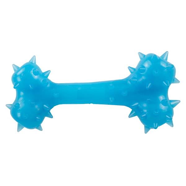 KOŚĆ Z KOLCAMI ŚREDNIA 12cm NIEBIESKA