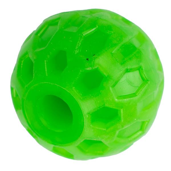 PIŁKA Z OTWOREM MAŁA 4cm ZIELONA