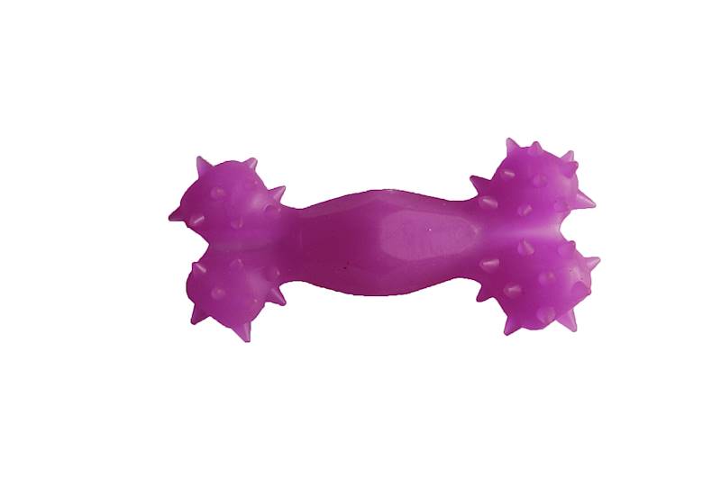 KOŚĆ Z OTWOREM 12cm FIOLETOWA