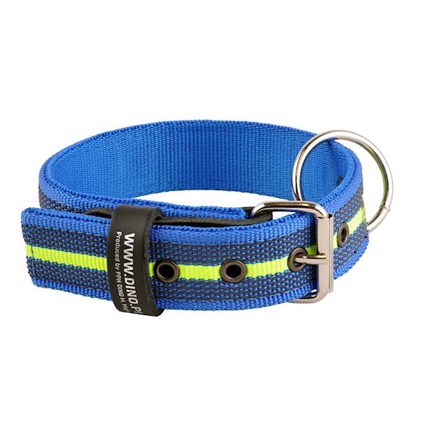 OBROŻA DO BUDY TAŚMA GUM. MICRO 30mm/40cm NIEB/ŻÓŁ
