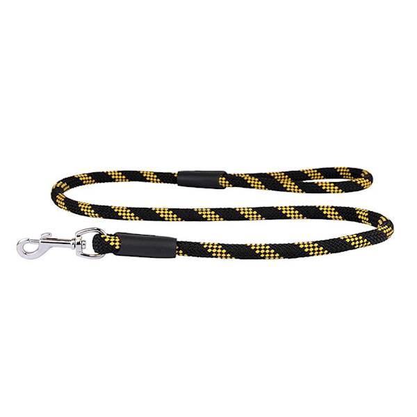 SMYCZ SZNUREK PROSTA 12mm/120cm CZARNO/ZÓLTA