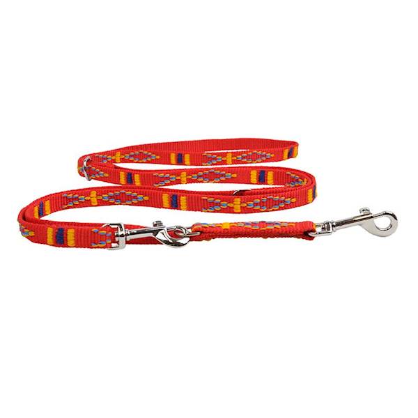 SMYCZ TAŚMA SKŁADANA ŻAKARDOWA 15mm/200cm CZERWONA