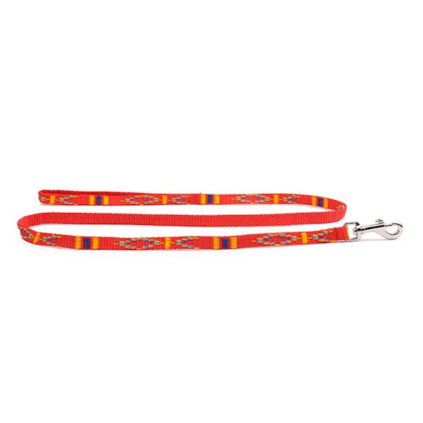 SMYCZ TAŚMA ŻAKARDOWA 15mm/120cm CZERWONA
