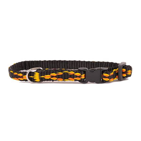 OBROŻA TAŚMA ŻAKARD ZAPIĘCIE PLAST.10mm/35cm CZARN