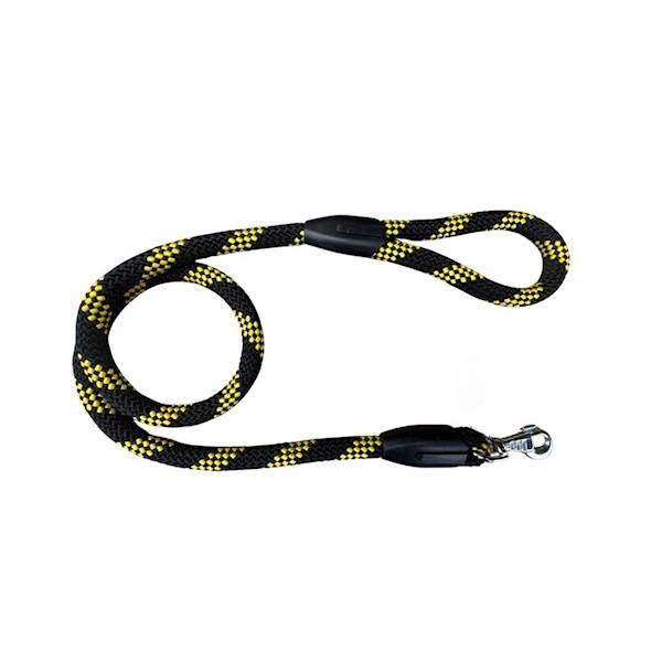 SMYCZ SZNUREK PROSTA 16mm/120cm CZARNO/ŻÓŁTA