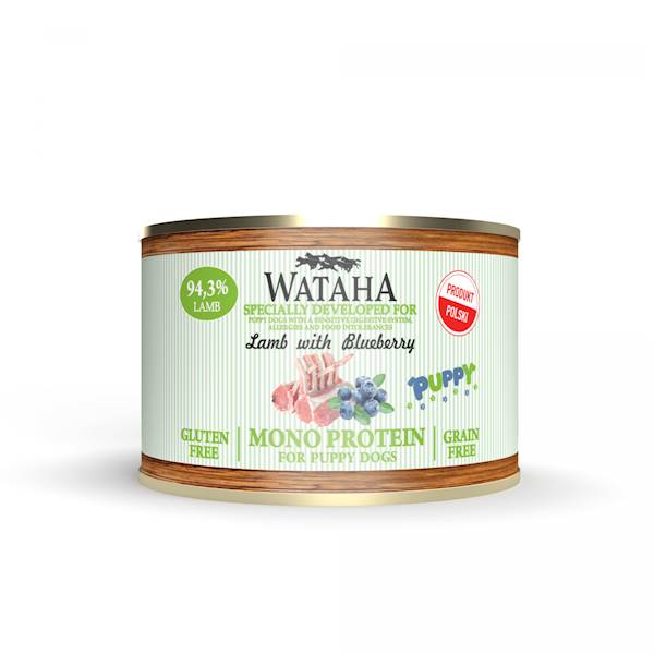 WATAHA MONO PROTEIN PUPPY 94,3% JAGNIĘCINA Z BORÓW