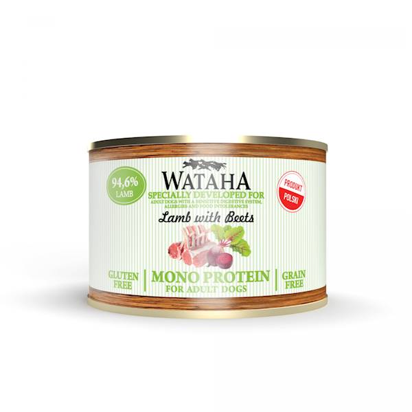 WATAHA MONO PROTEIN ADULT DOG 94,6% JAGNIĘCINA Z B