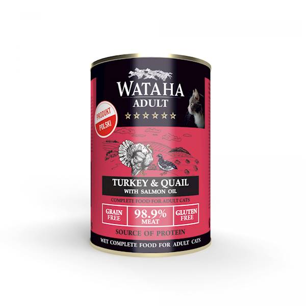 WATAHA HUNT ADULT CAT INDYK PRZEPIÓRKA 400g