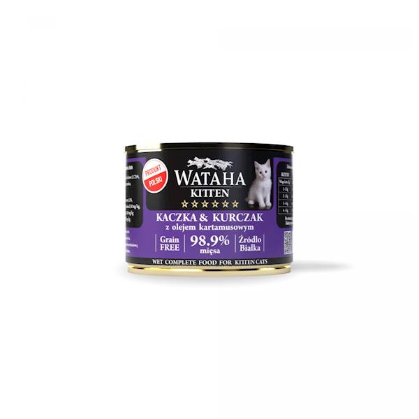 WATAHA HUNT KITTEN CAT KACZKA KURCZAK 200g
