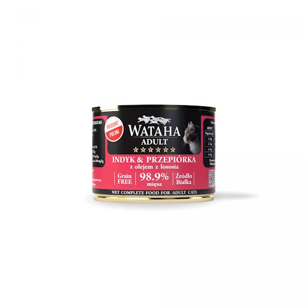 WATAHA HUNT ADULT CAT INDYK PRZEPIÓRKA 200g