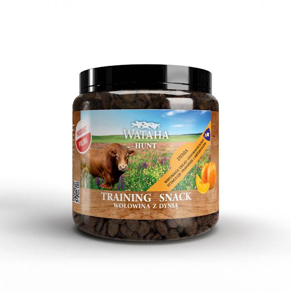 WATAHA HUNT TRAINING SNACK WOŁOWINA Z DYNIĄ 300g