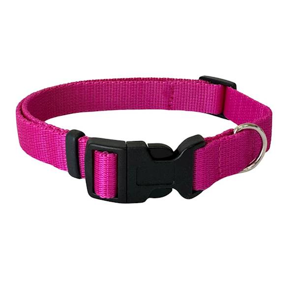 OBROŻA TAŚMA ZAPIĘCIE PLAST. 15mm/24-34cm FUKSJA