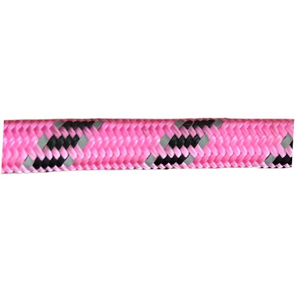 SMYCZ SZNUREK SKLADANA 14mm/200cm 1 RÓZOWO/CZARNA