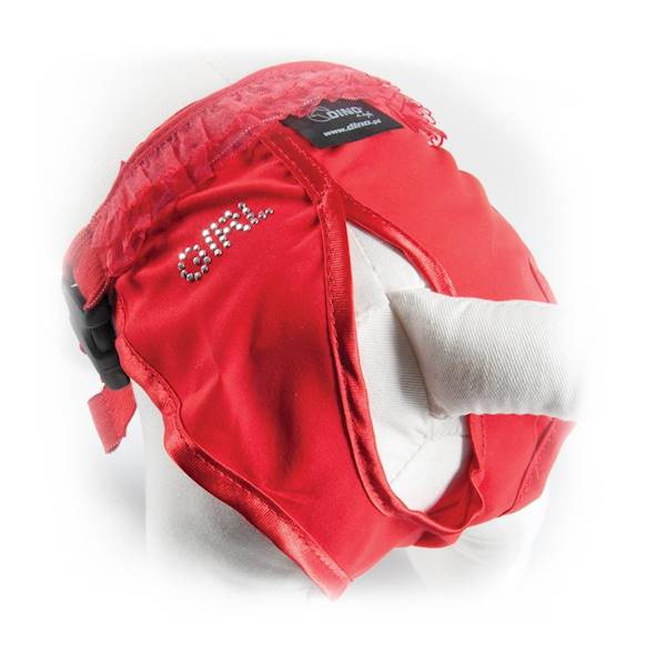 MAJTKI NA CIECZKĘ 2 OZDOBNE CZERWONE (36-42cm)