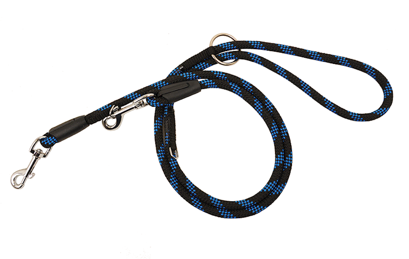 SMYCZ SZNUREK SKLADANA 10mm/200cm CZARNO/NIEBIESKA