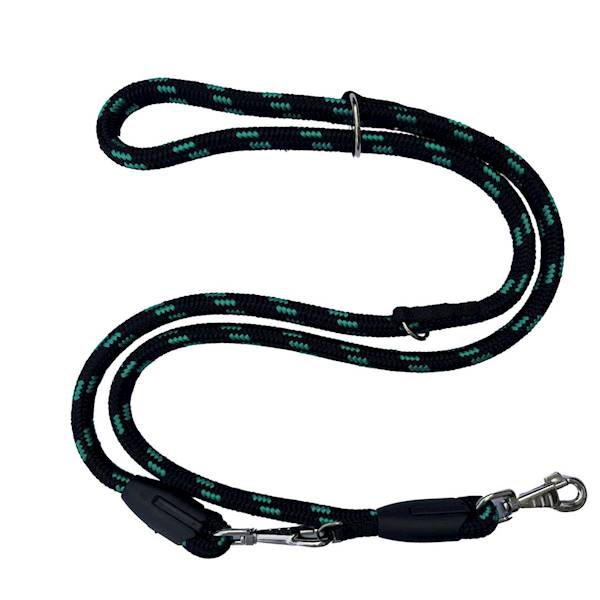 SMYCZ SZNUREK SKŁADANA 10mm/200cm CZARNO/ZIELONA