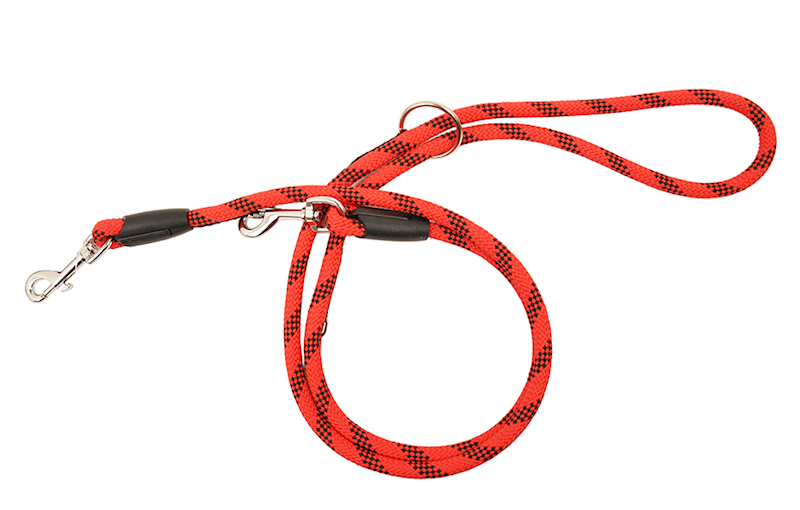SMYCZ SZNUREK SKŁADANA 10mm/200cm CZERWONO/CZARNA
