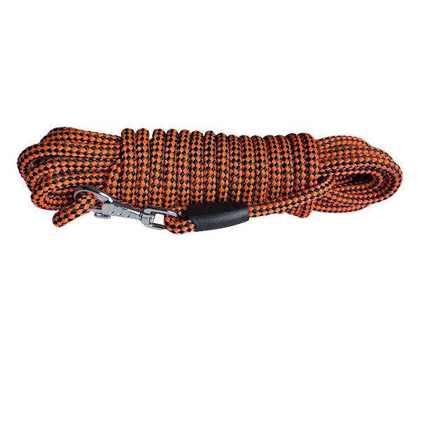 LINKA SZNUREK 10m/12mm POMARAŃCZOWO/CZARNA ROMB