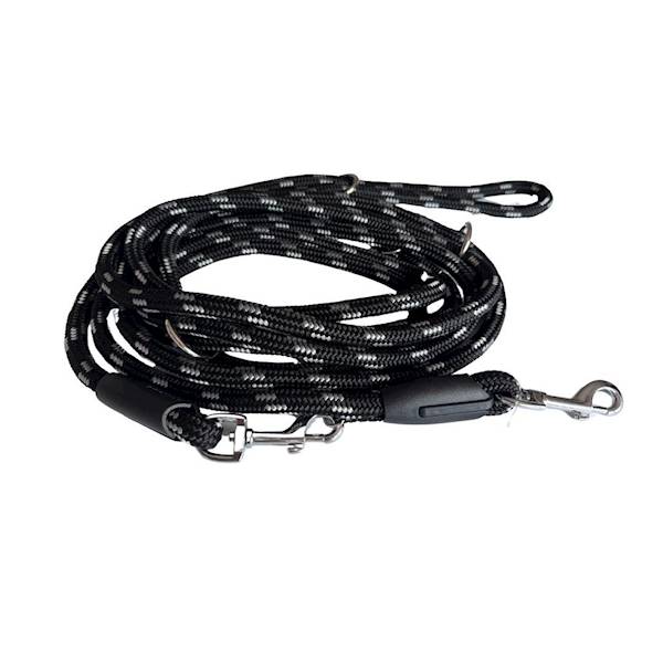 SMYCZ SZNUREK SKŁADANA 12mm/500cm CZARNO/SREBRNA