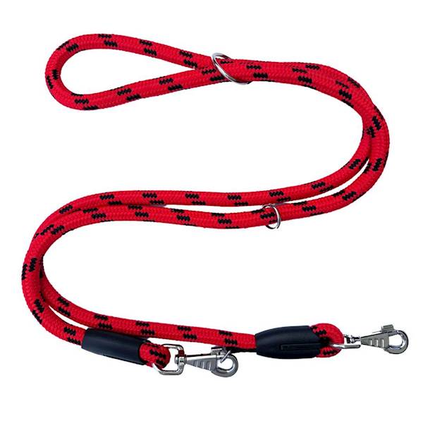 SMYCZ SZNUREK SKŁADANA 14mm/500cm CZERWONO/CZARNA