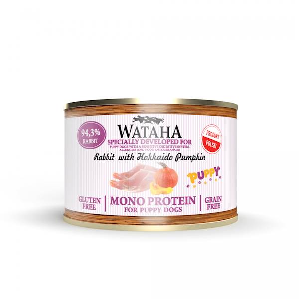 WATAHA MONO PROTEIN PUPPY 94,3% KR.JAB.I DYNI.185g