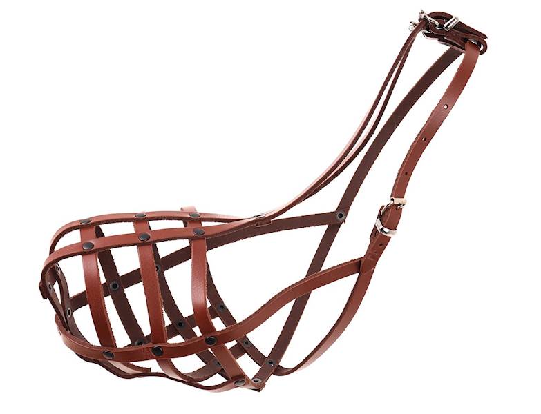 KAGANIEC SKÓRZANY NITOWANY 14 OWCZAREK DUŻY, BRĄZO