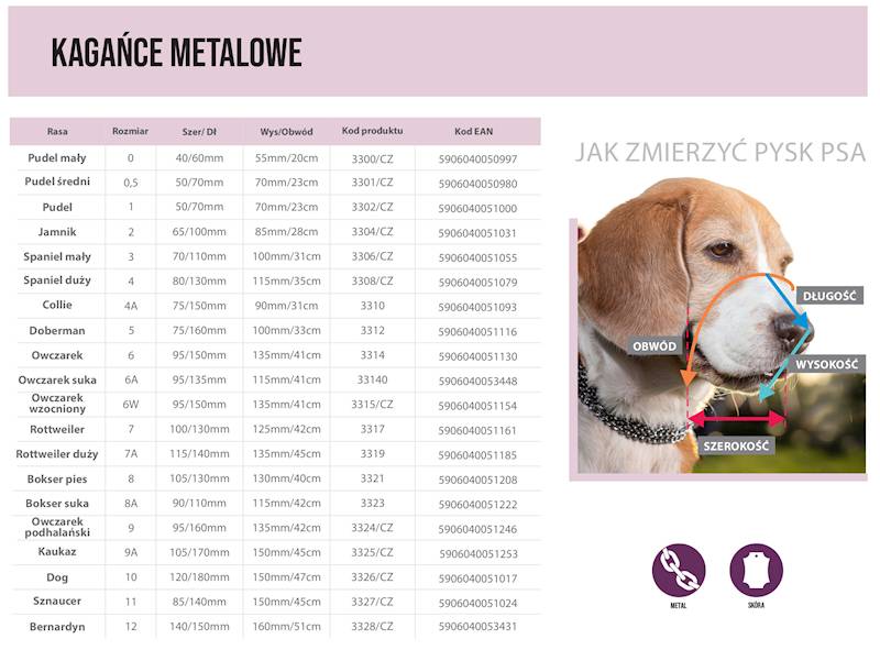 KAGANIEC METALOWY 2 JAMNIK, CZARNY