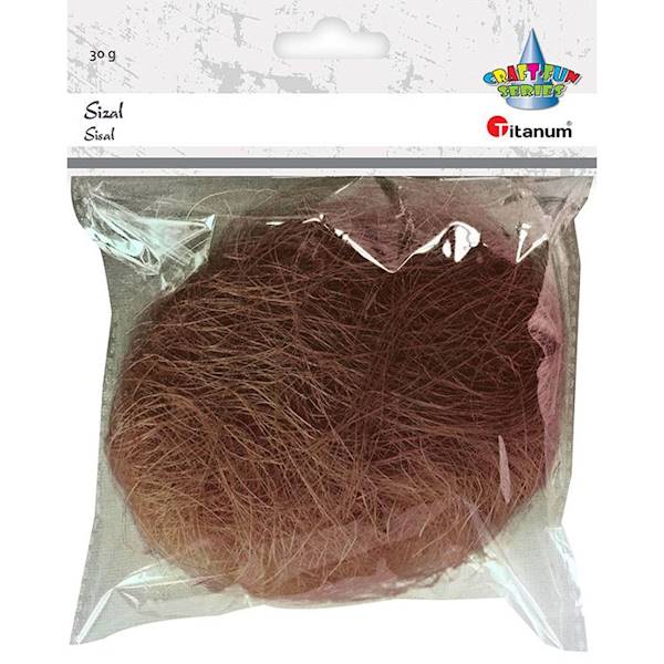 Sizal Titanum brązowy 30g