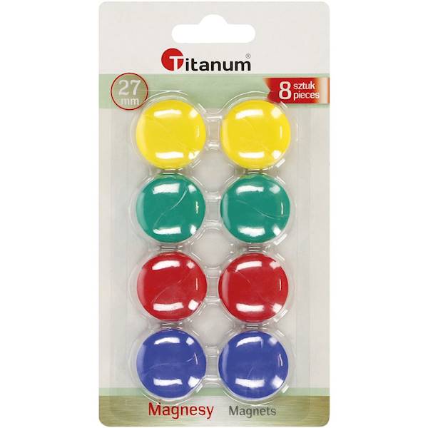 MAGNESY DO TABLIC 27MM/8SZT