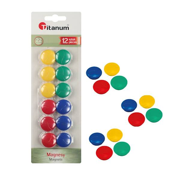 MAGNESY DO TABLIC 22MM/12SZT