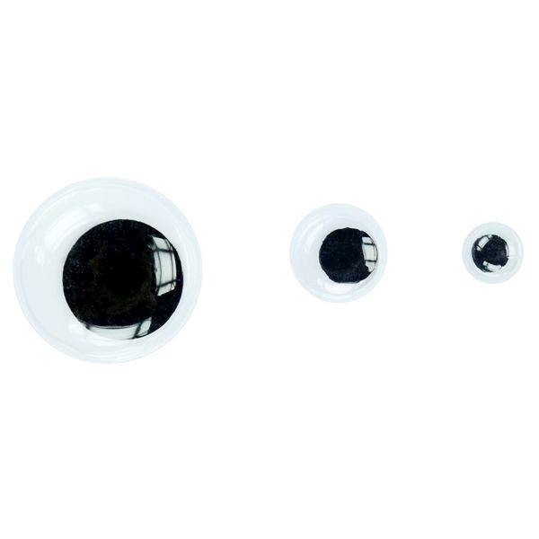 Ruchome oczy Titanum 80 szt. 5/8/25 mm